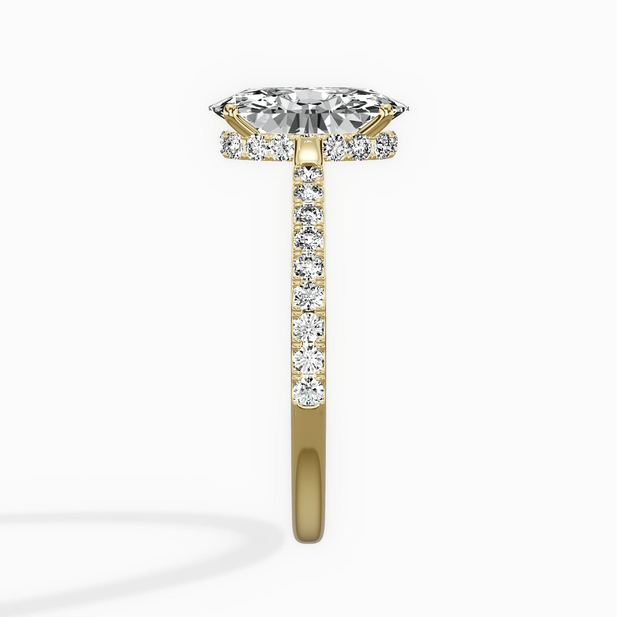 Fortuna Hidden Halo Engagement Ring - The Better Diamonds