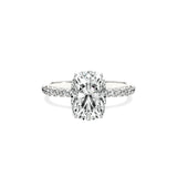 Fortuna Hidden Halo Engagement Ring - The Better Diamonds