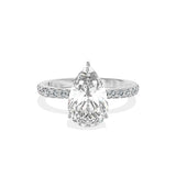 Fortuna Hidden Halo Engagement Ring - The Better Diamonds