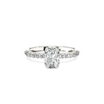 Fortuna Hidden Halo Engagement Ring - The Better Diamonds