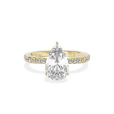 Fortuna Hidden Halo Engagement Ring - The Better Diamonds