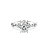 Timeless Hidden Halo Engagement Ring