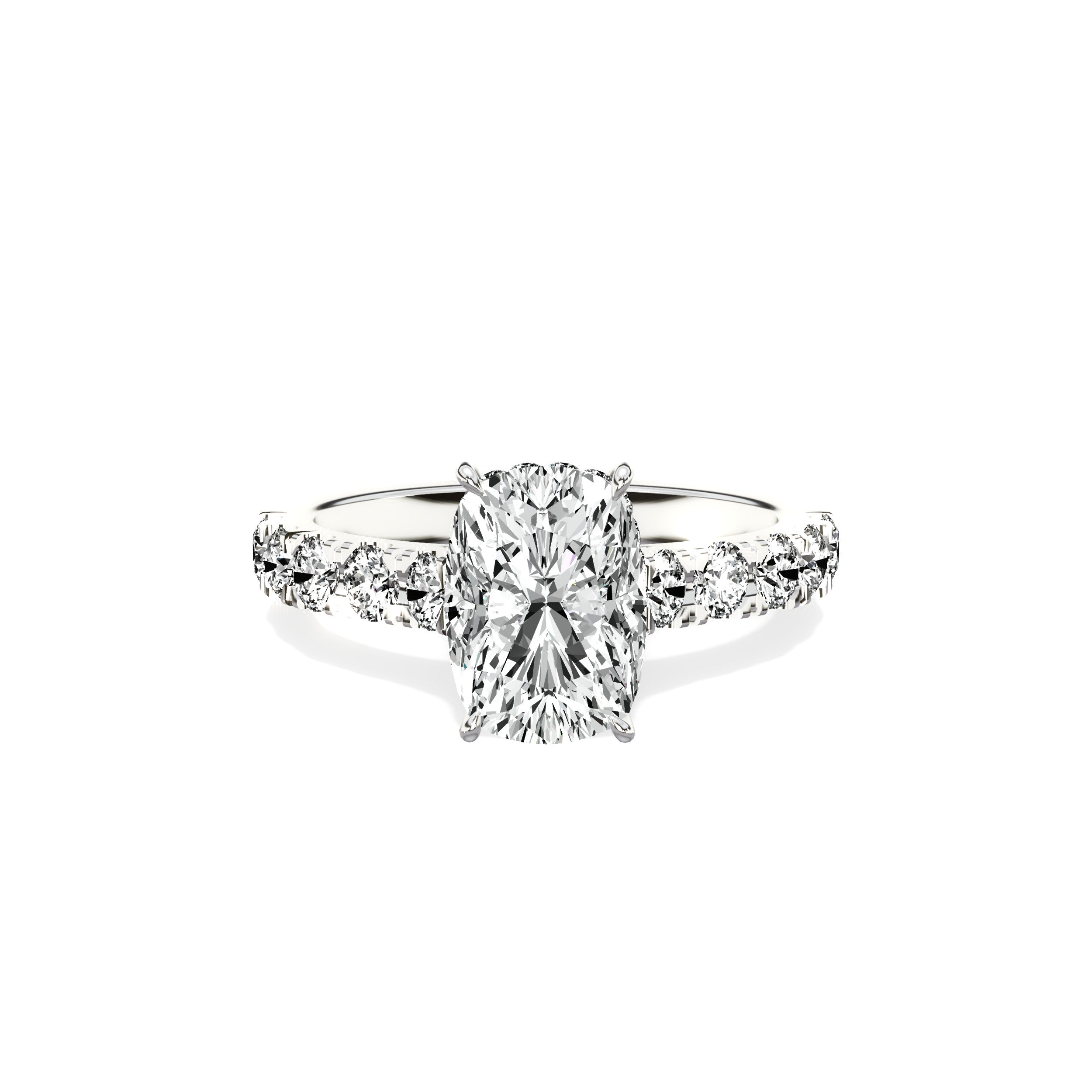 Timeless Hidden Halo Engagement Ring