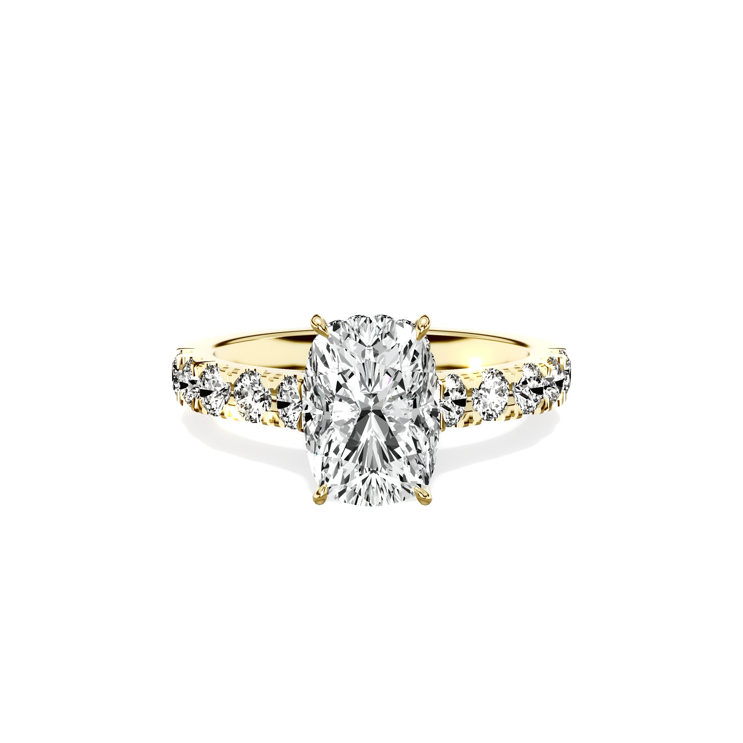 Timeless Hidden Halo Engagement Ring