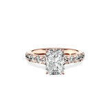 Timeless Hidden Halo Engagement Ring