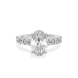 Timeless Hidden Halo Engagement Ring