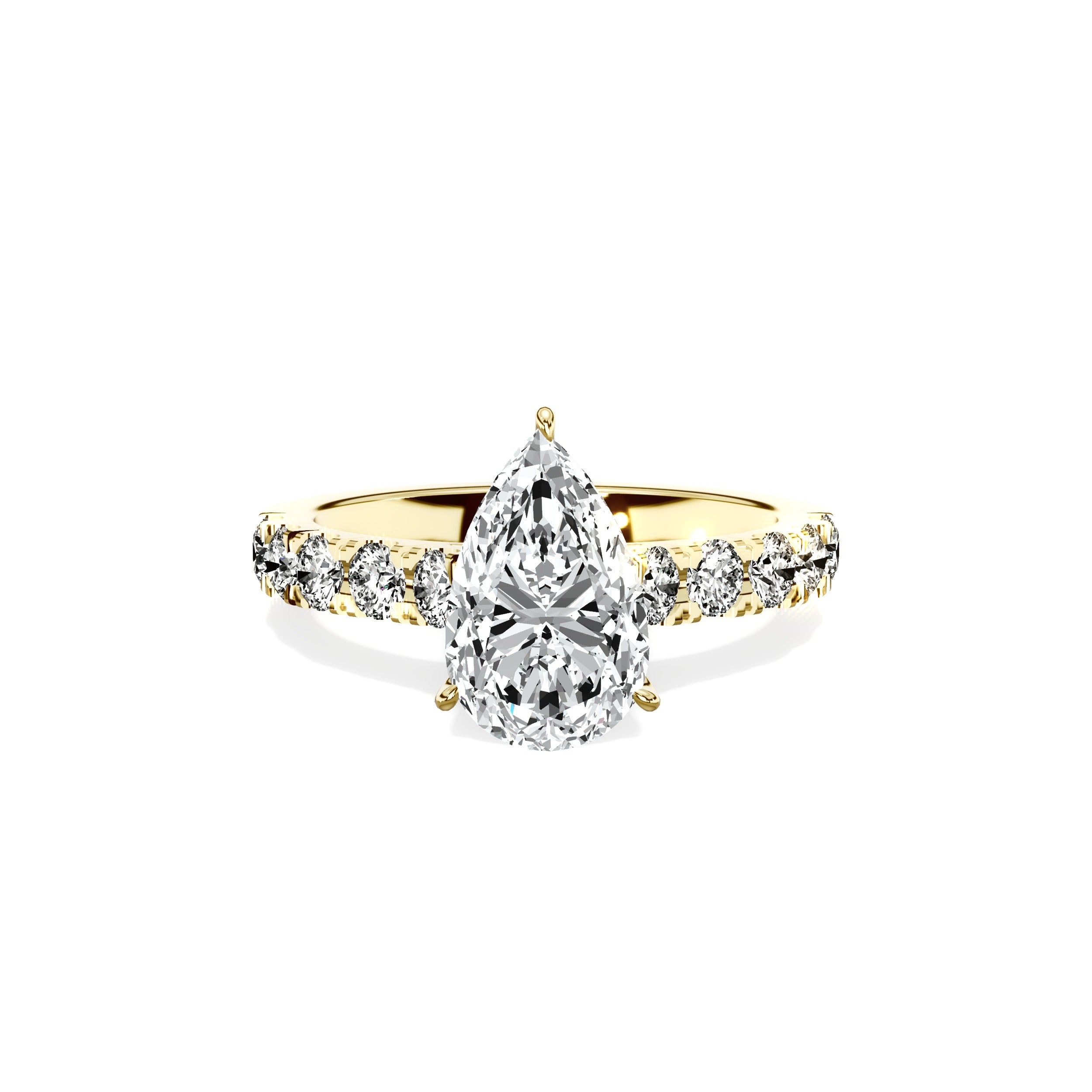 Timeless Hidden Halo Engagement Ring