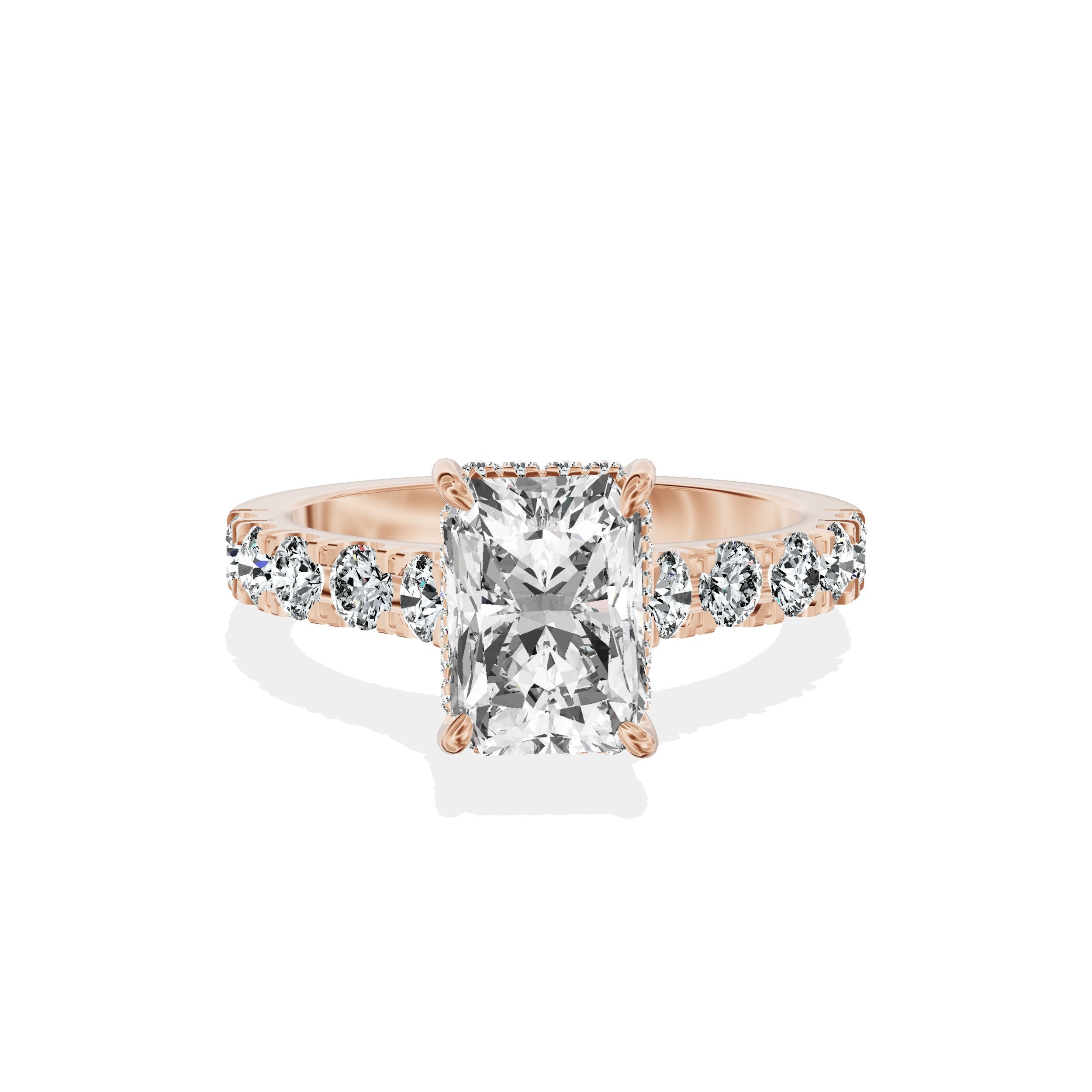 Timeless Hidden Halo Engagement Ring