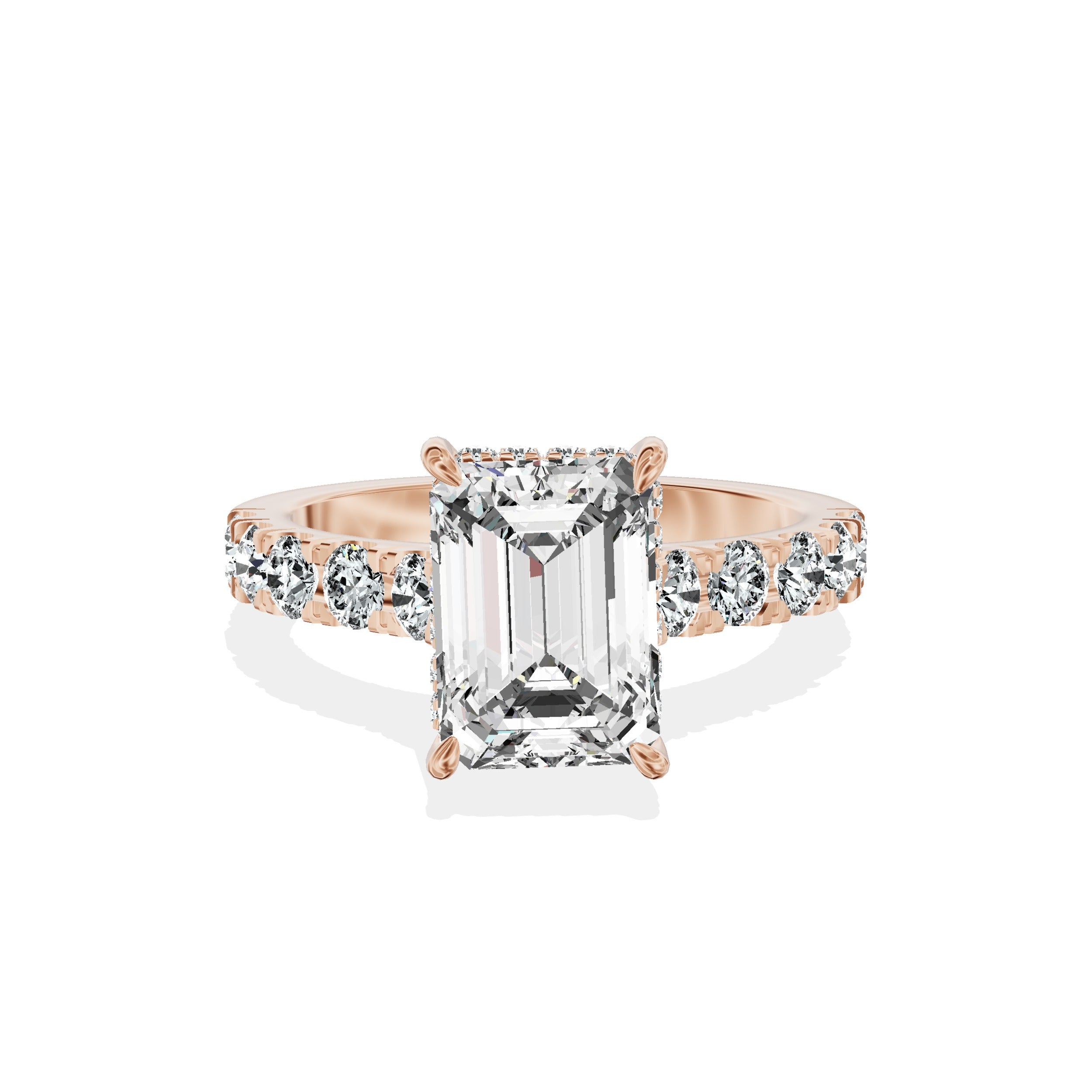 Timeless Hidden Halo Engagement Ring