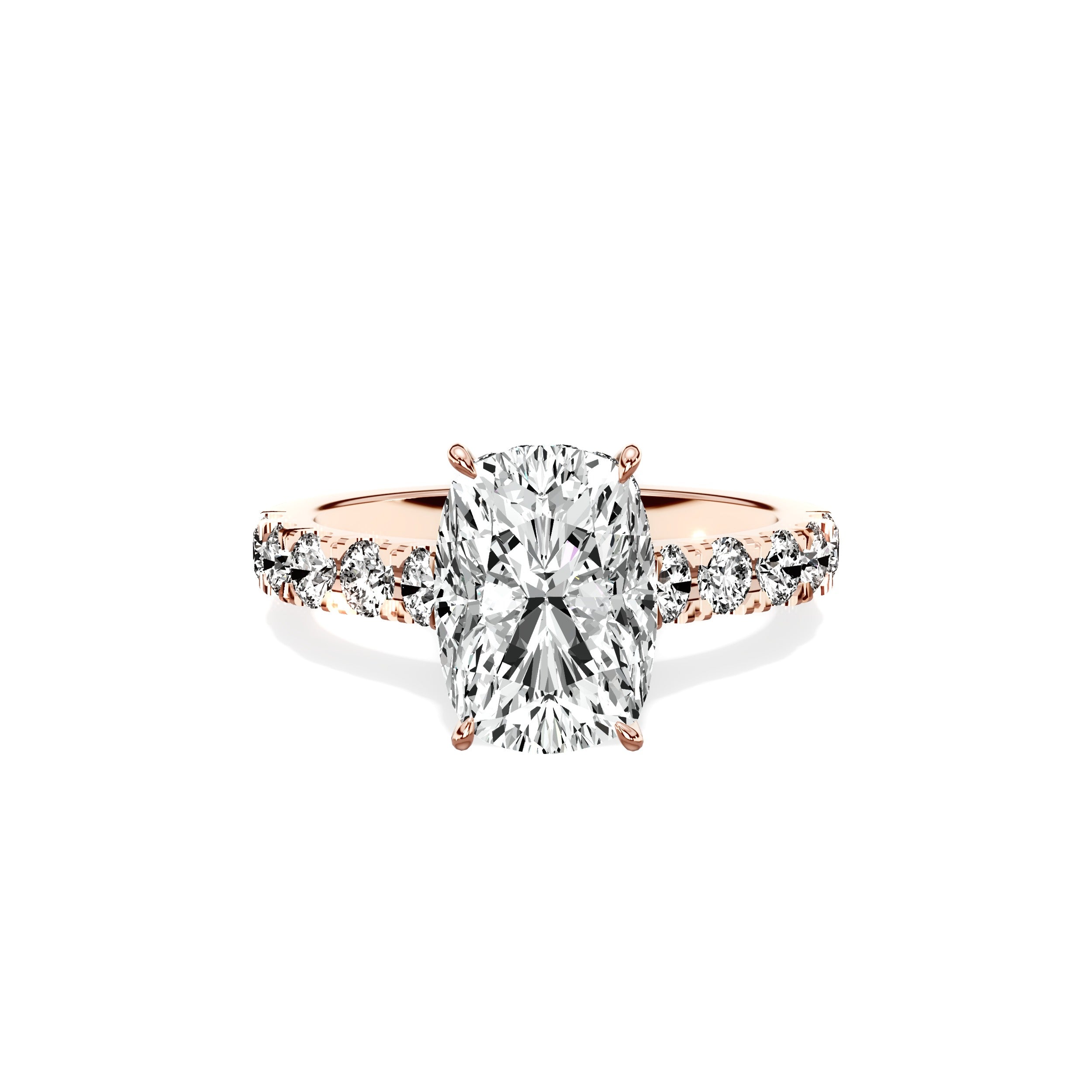 Timeless Hidden Halo Engagement Ring