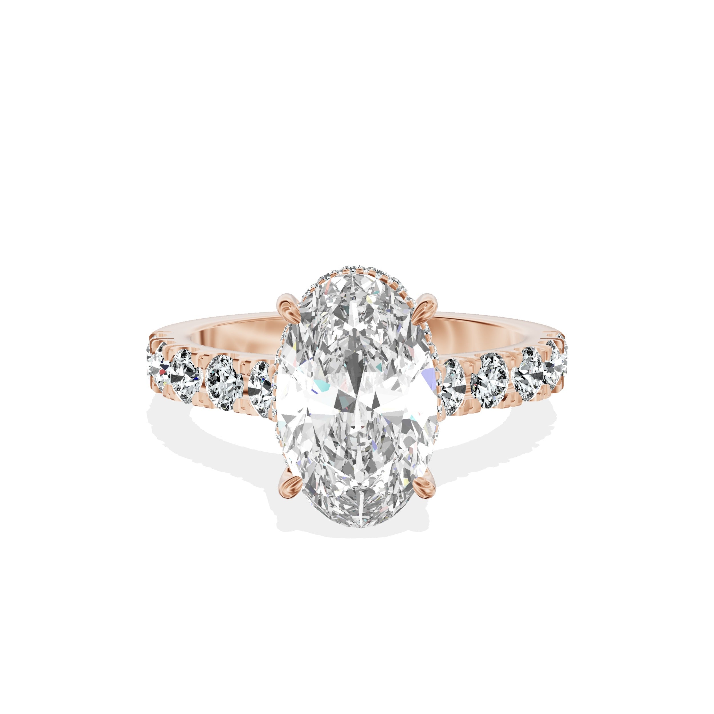 Timeless Hidden Halo Engagement Ring