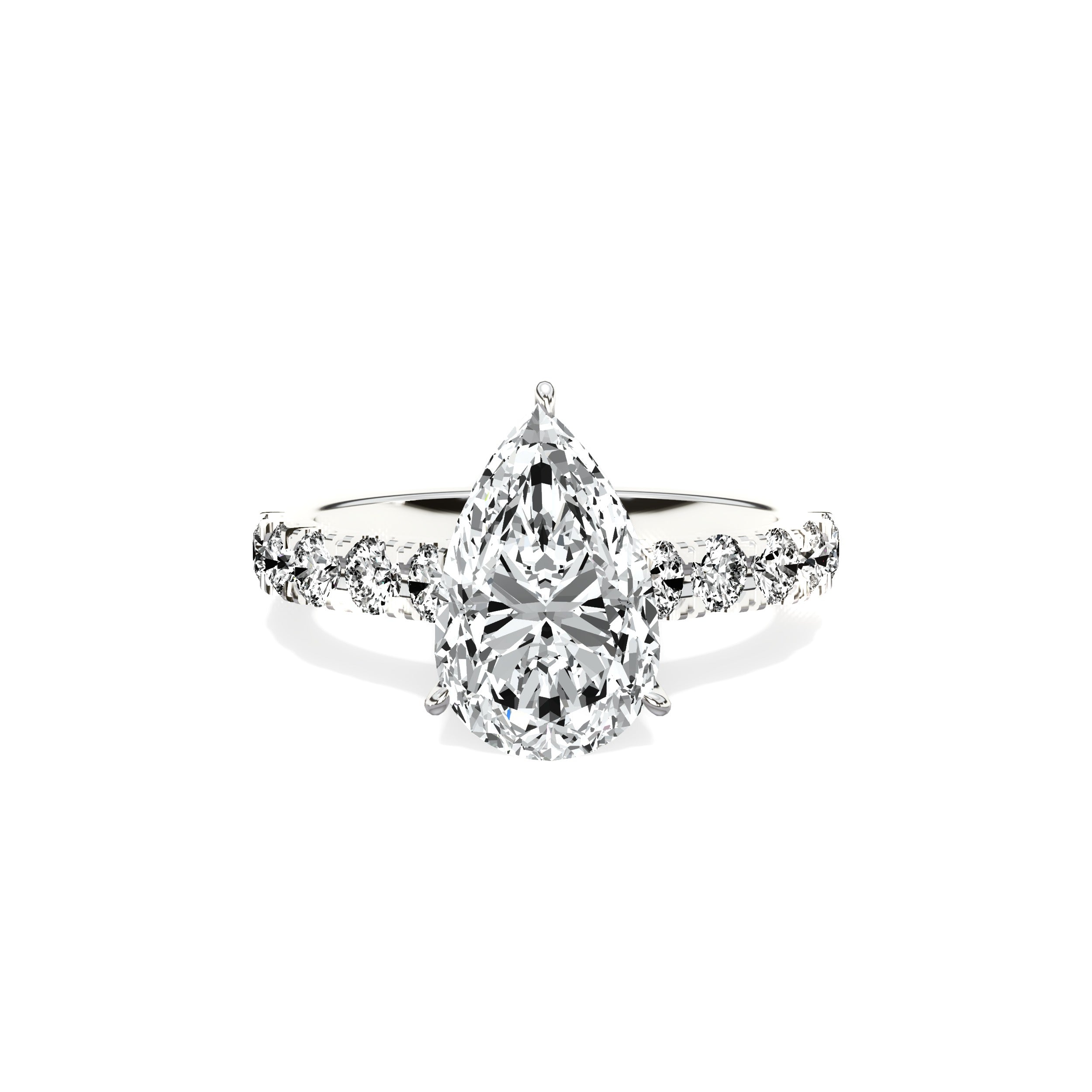 Timeless Hidden Halo Engagement Ring