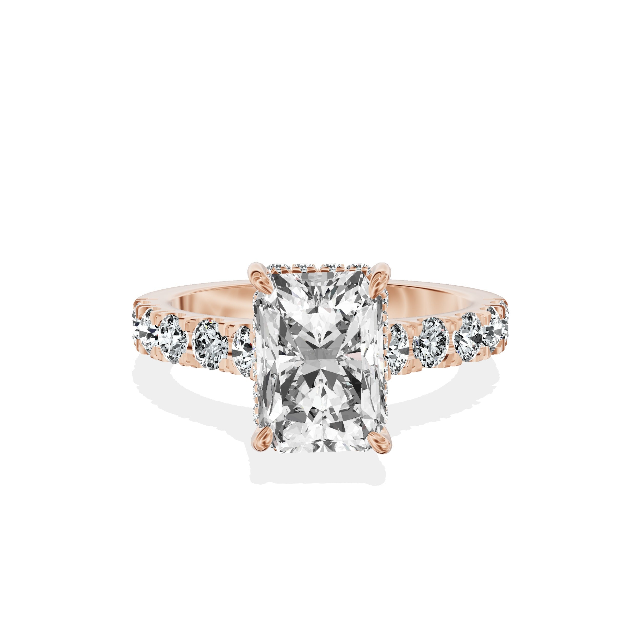 Timeless Hidden Halo Engagement Ring