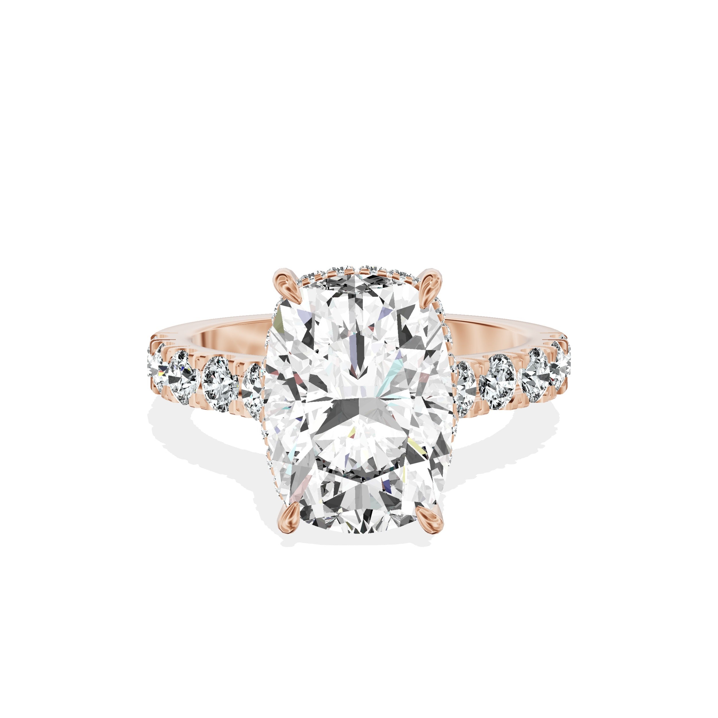 Timeless Hidden Halo Engagement Ring