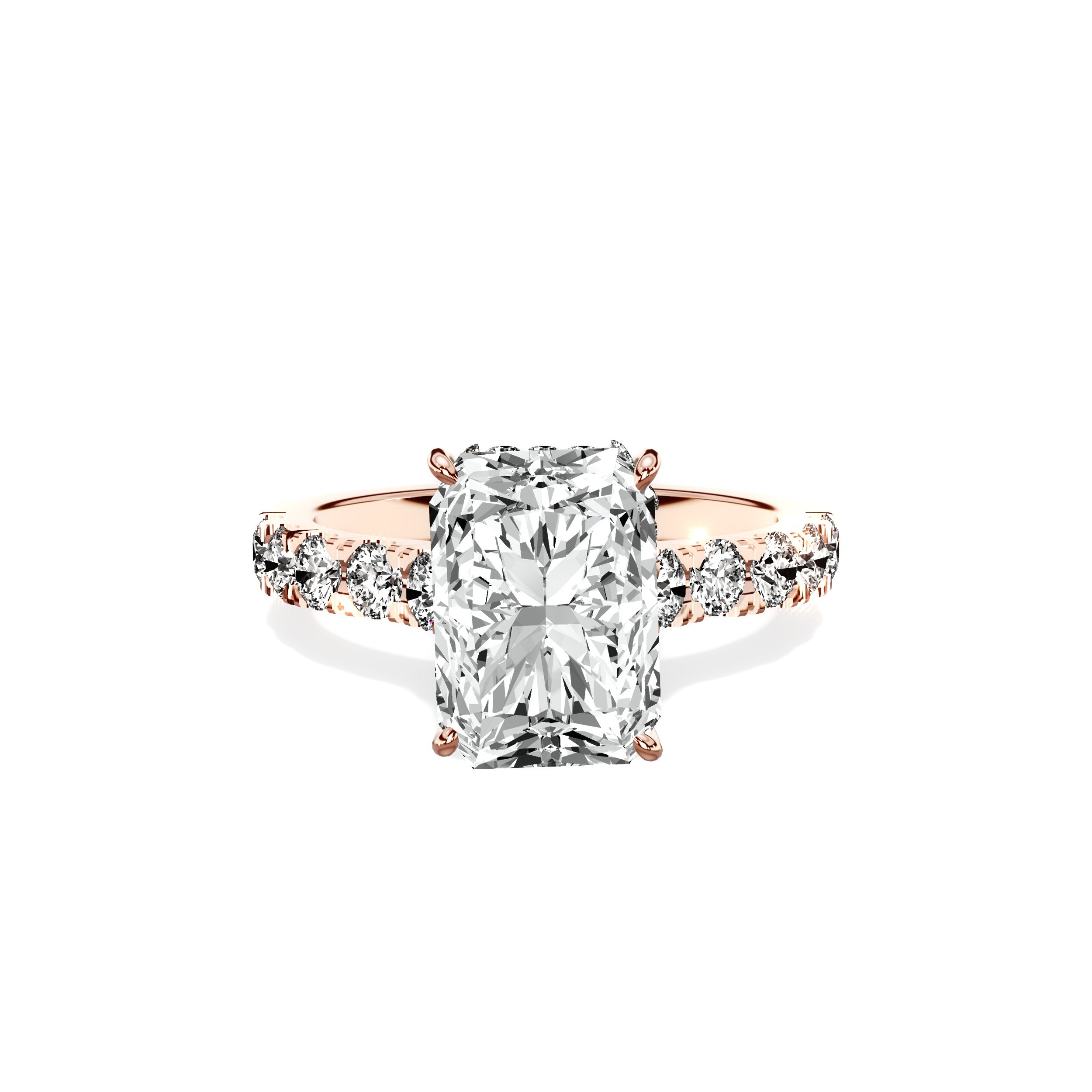 Timeless Hidden Halo Engagement Ring