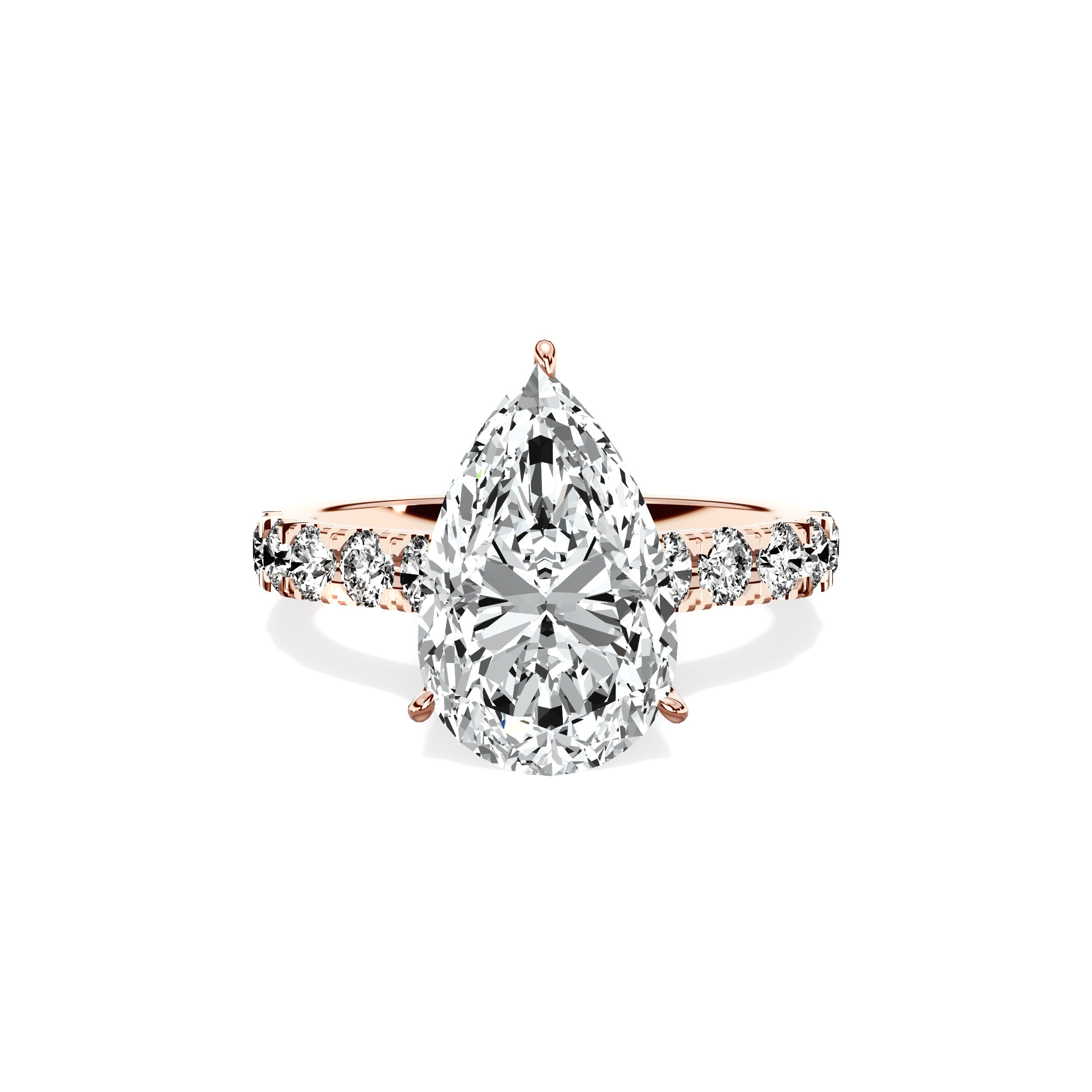 Timeless Hidden Halo Engagement Ring