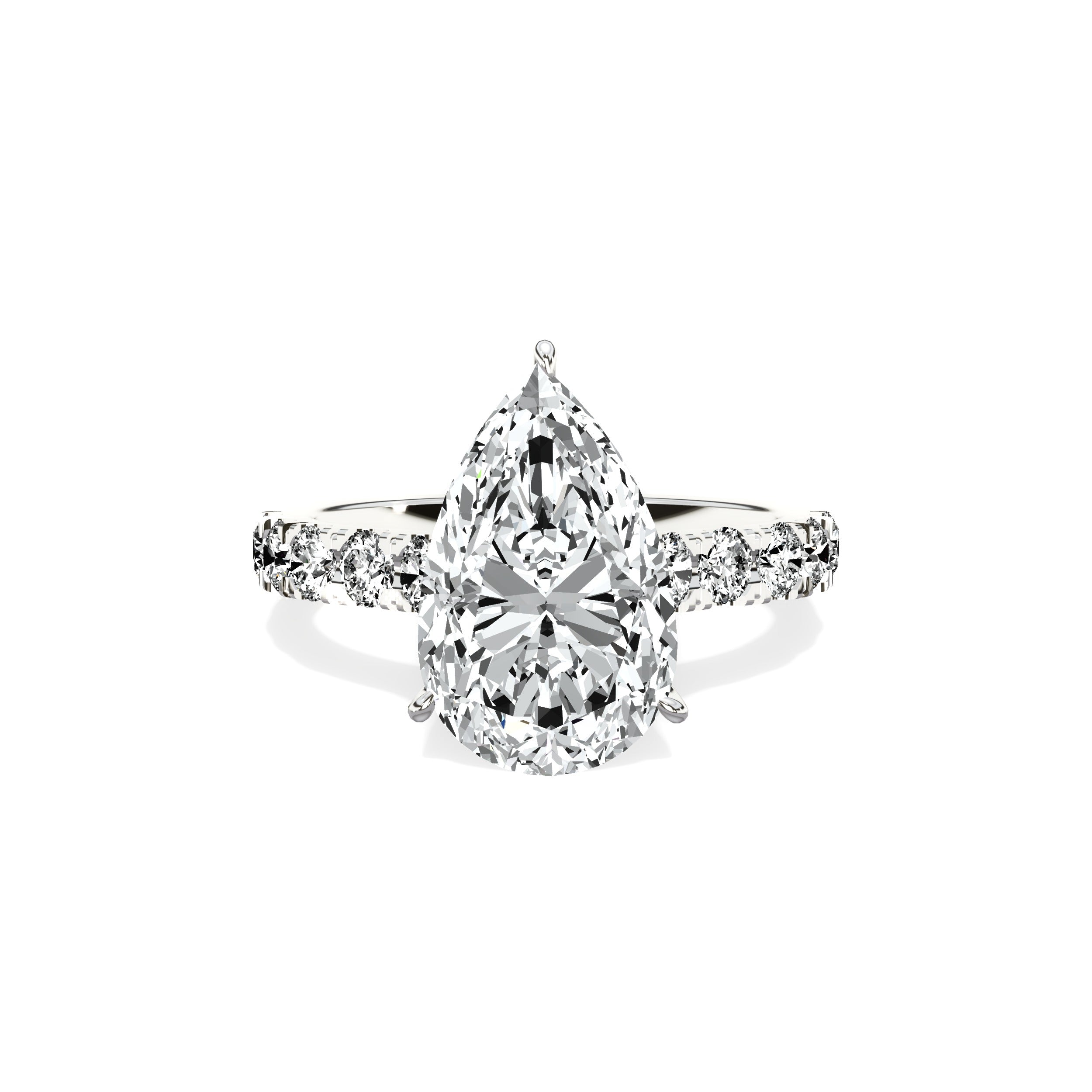 Timeless Hidden Halo Engagement Ring