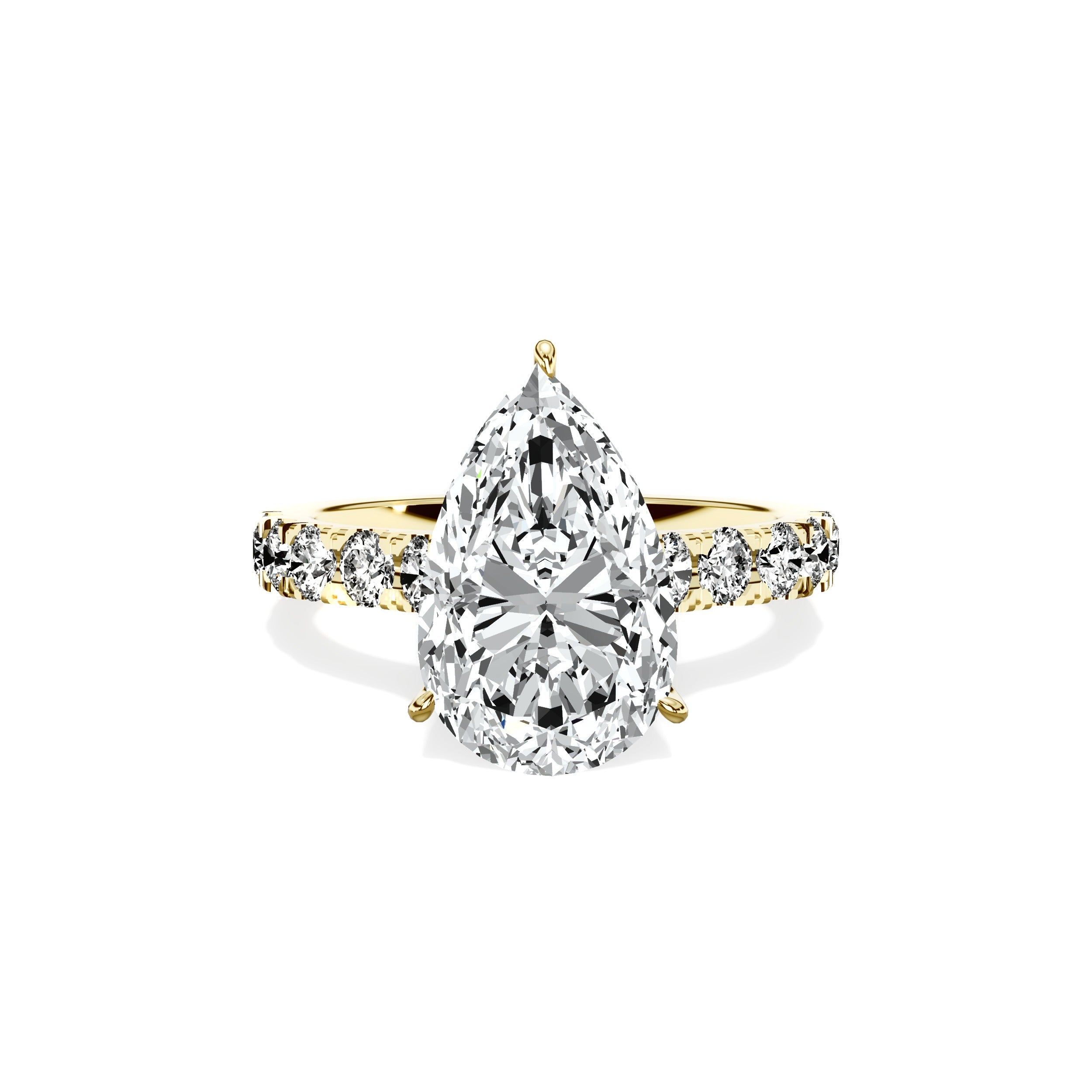 Timeless Hidden Halo Engagement Ring