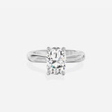 Sercret Diamond Solitaire Engagement Ring