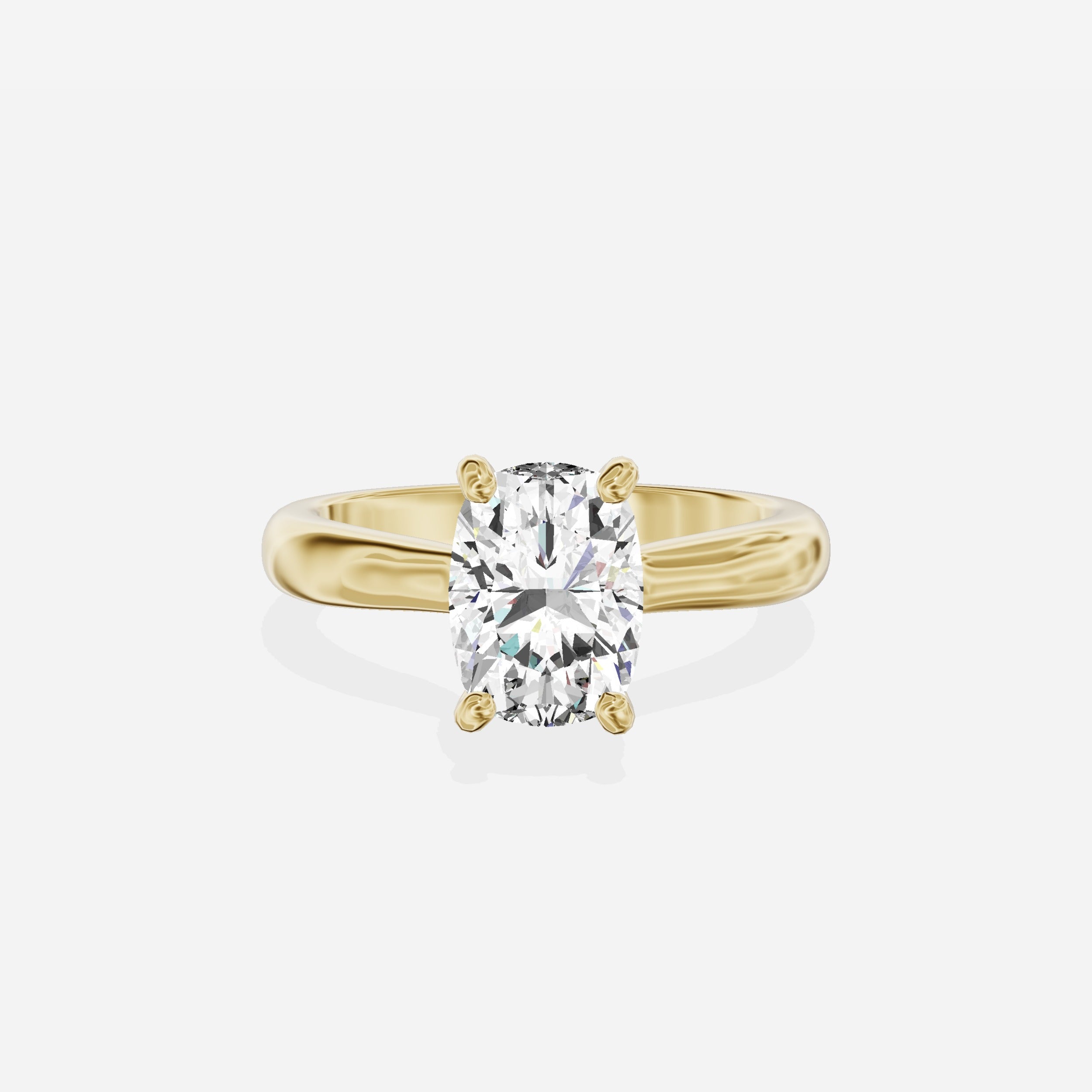 Sercret Diamond Solitaire Engagement Ring