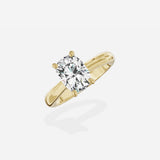 Sercret Diamond Solitaire Engagement Ring