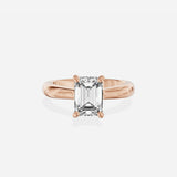 Sercret Diamond Solitaire Engagement Ring