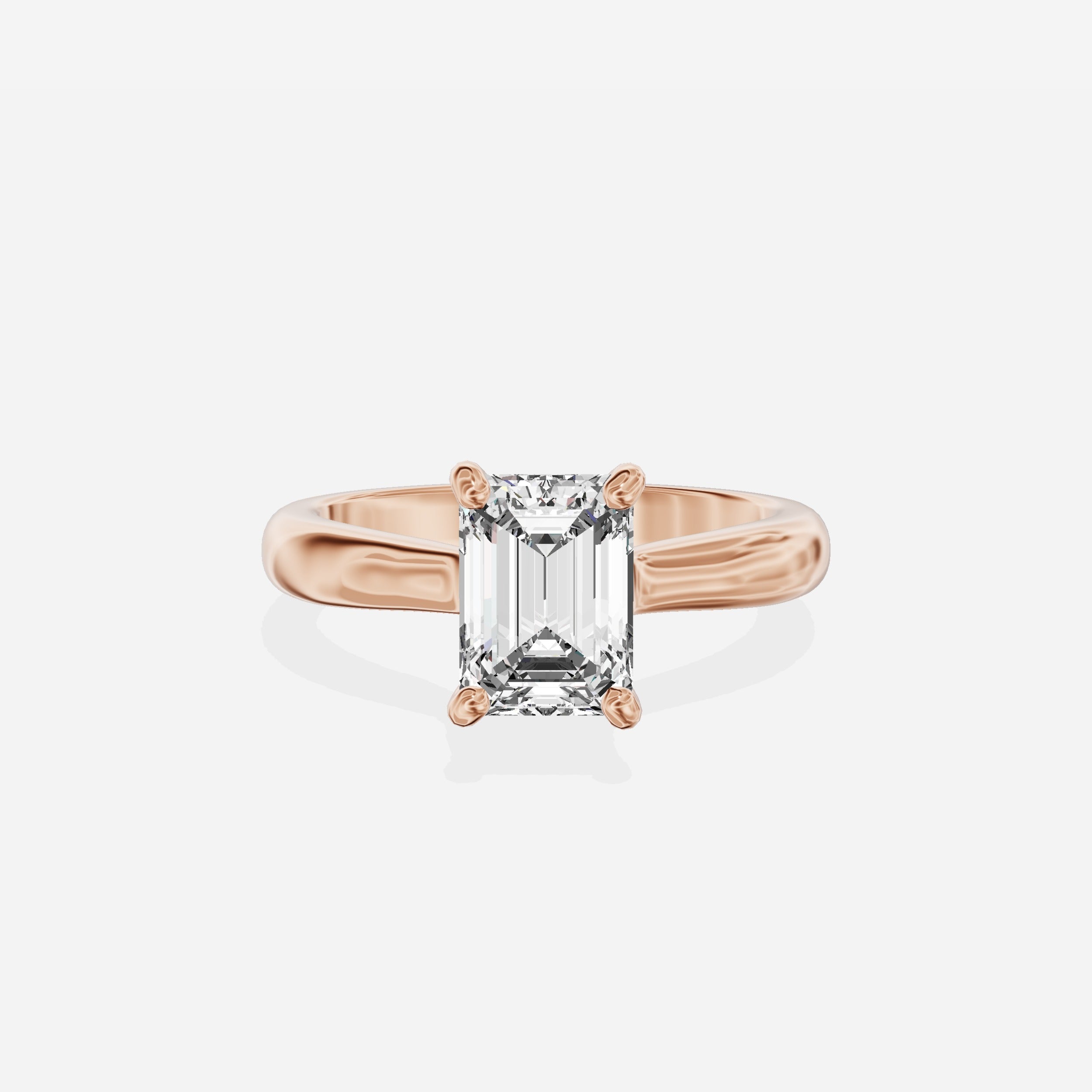 Sercret Diamond Solitaire Engagement Ring