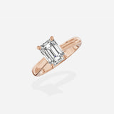 Sercret Diamond Solitaire Engagement Ring