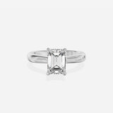 Sercret Diamond Solitaire Engagement Ring