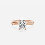 Sercret Diamond Solitaire Engagement Ring