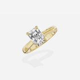 Sercret Diamond Solitaire Engagement Ring