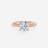 Sercret Diamond Solitaire Engagement Ring