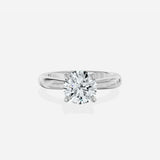 Sercret Diamond Solitaire Engagement Ring