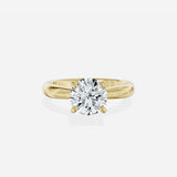 Sercret Diamond Solitaire Engagement Ring