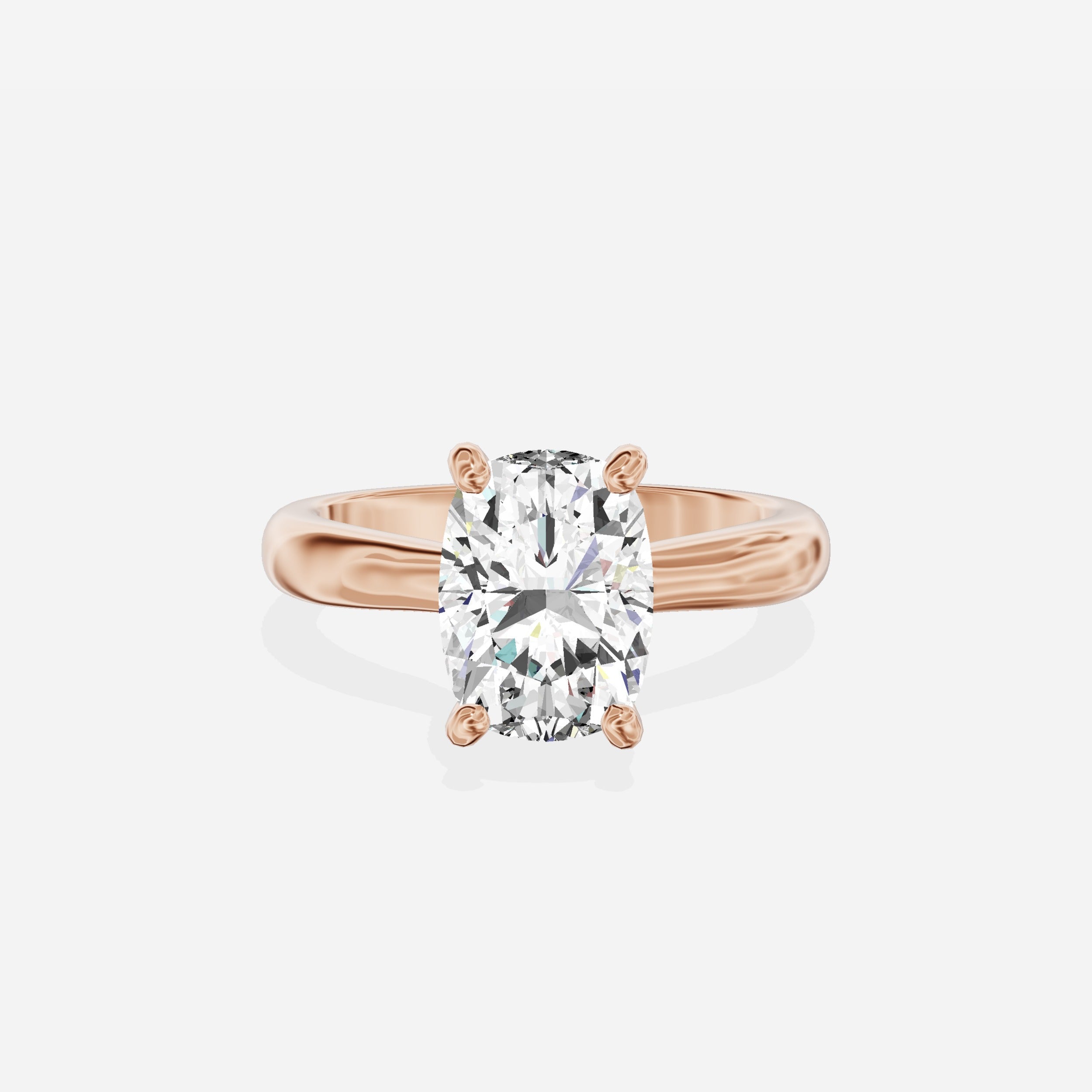 Sercret Diamond Solitaire Engagement Ring