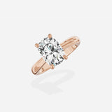 Sercret Diamond Solitaire Engagement Ring