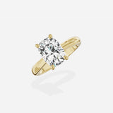 Sercret Diamond Solitaire Engagement Ring