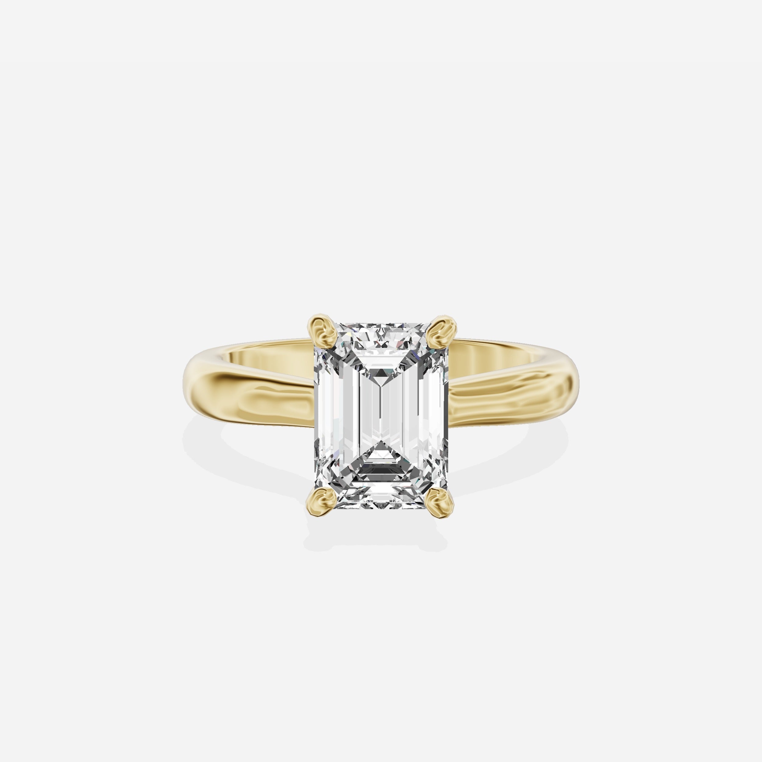 Sercret Diamond Solitaire Engagement Ring