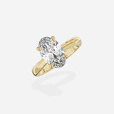 Sercret Diamond Solitaire Engagement Ring