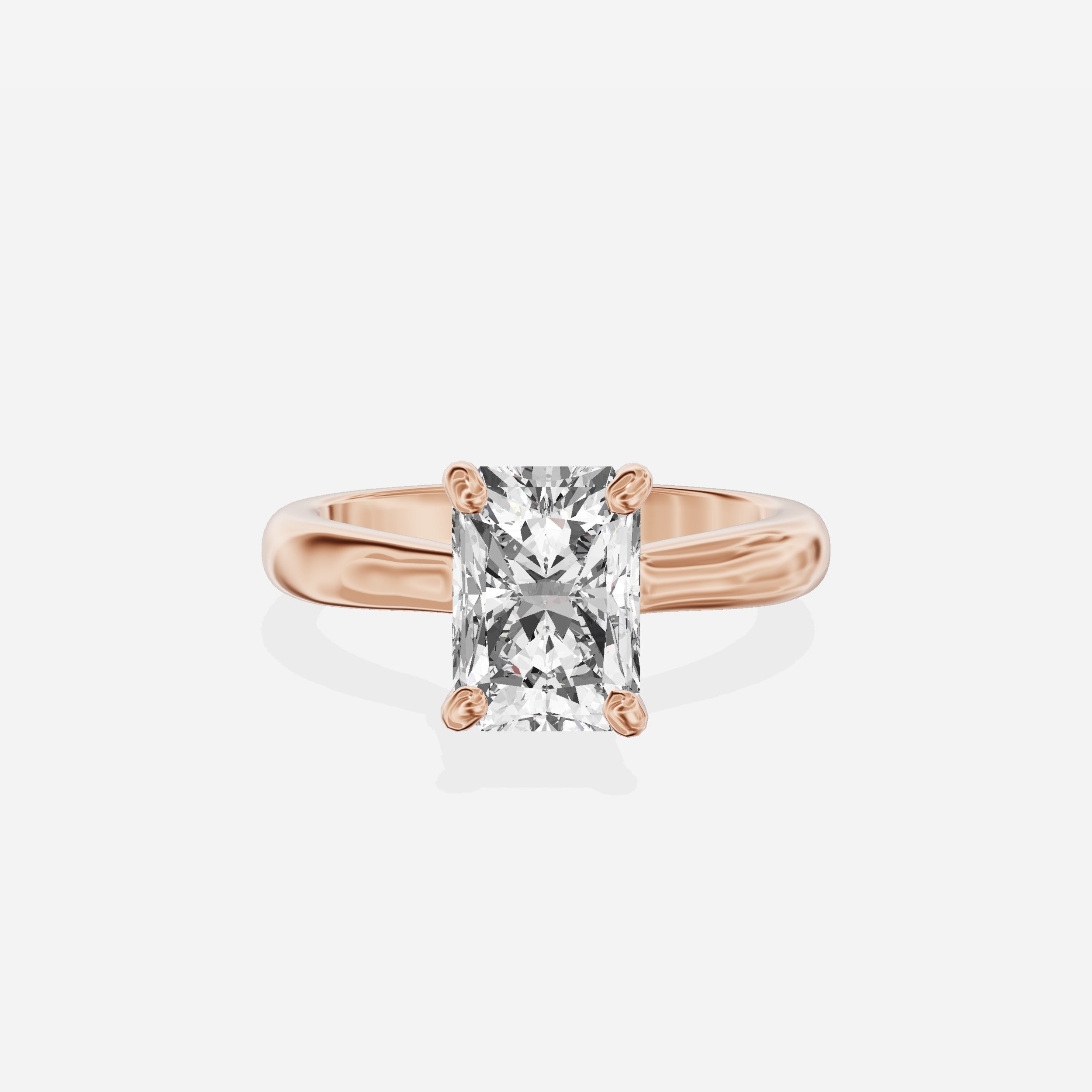 Sercret Diamond Solitaire Engagement Ring