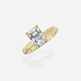 Sercret Diamond Solitaire Engagement Ring