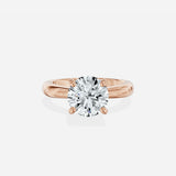 Sercret Diamond Solitaire Engagement Ring