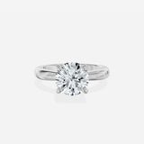 Sercret Diamond Solitaire Engagement Ring