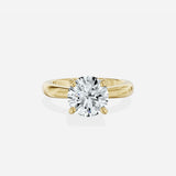 Sercret Diamond Solitaire Engagement Ring