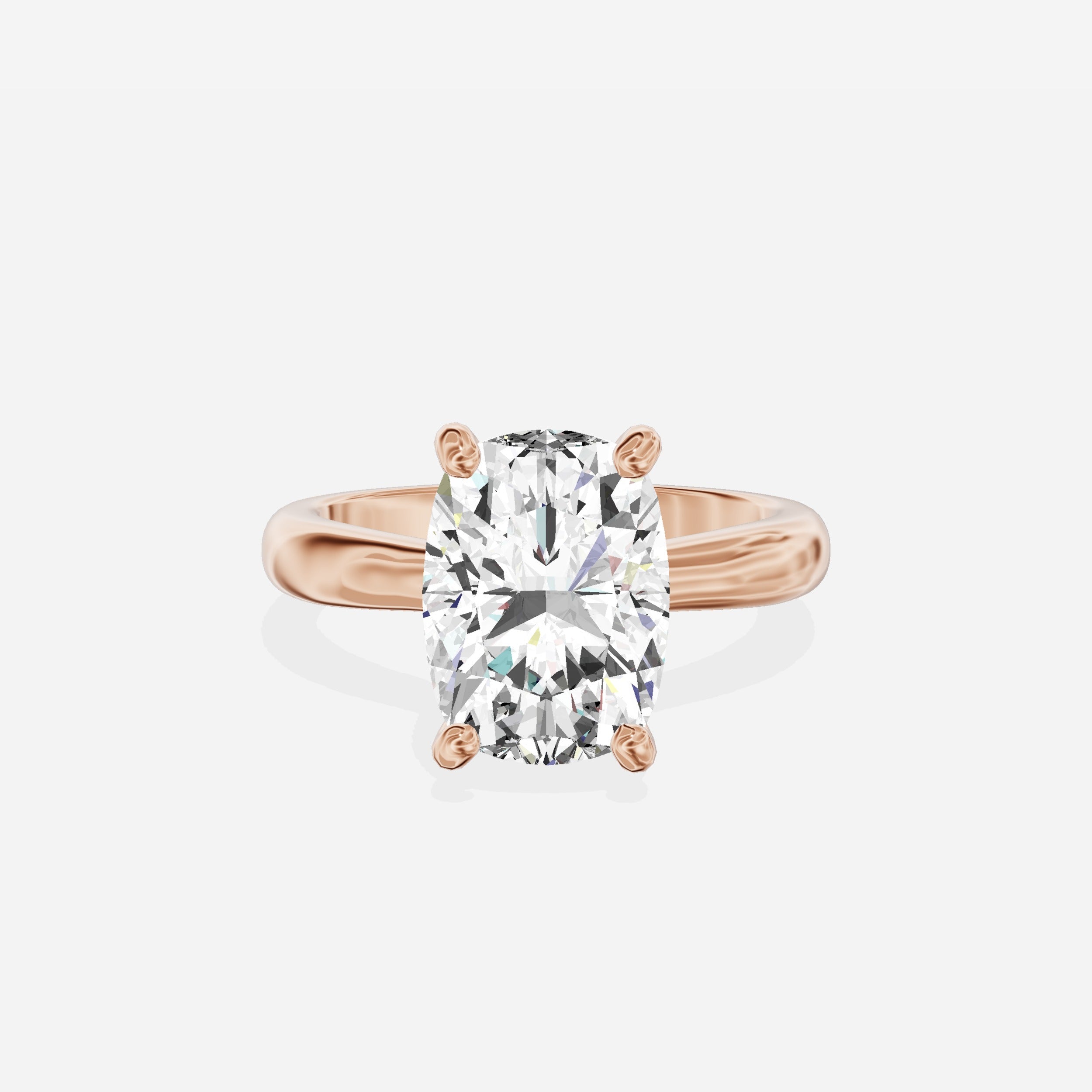 Sercret Diamond Solitaire Engagement Ring