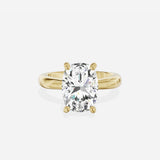 Sercret Diamond Solitaire Engagement Ring