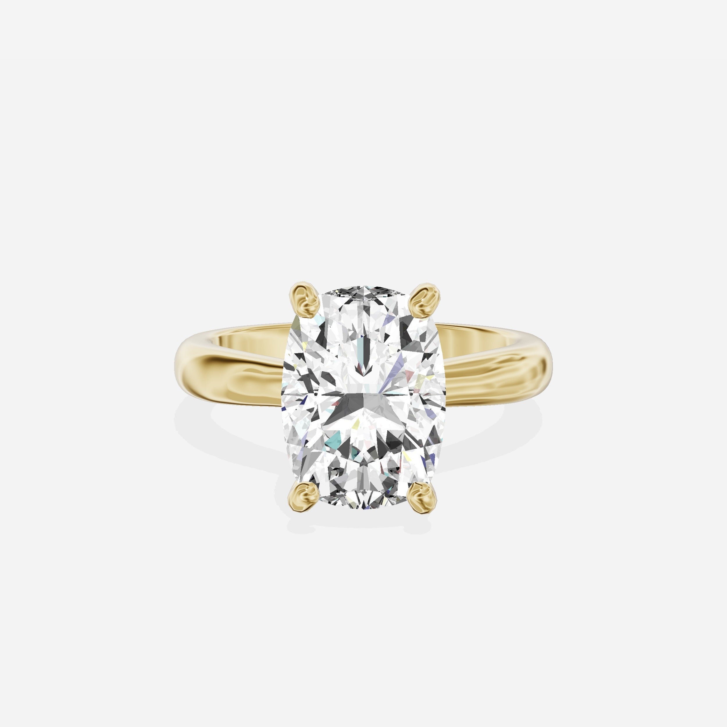 Sercret Diamond Solitaire Engagement Ring