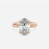 Sercret Diamond Solitaire Engagement Ring