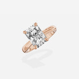 Sercret Diamond Solitaire Engagement Ring