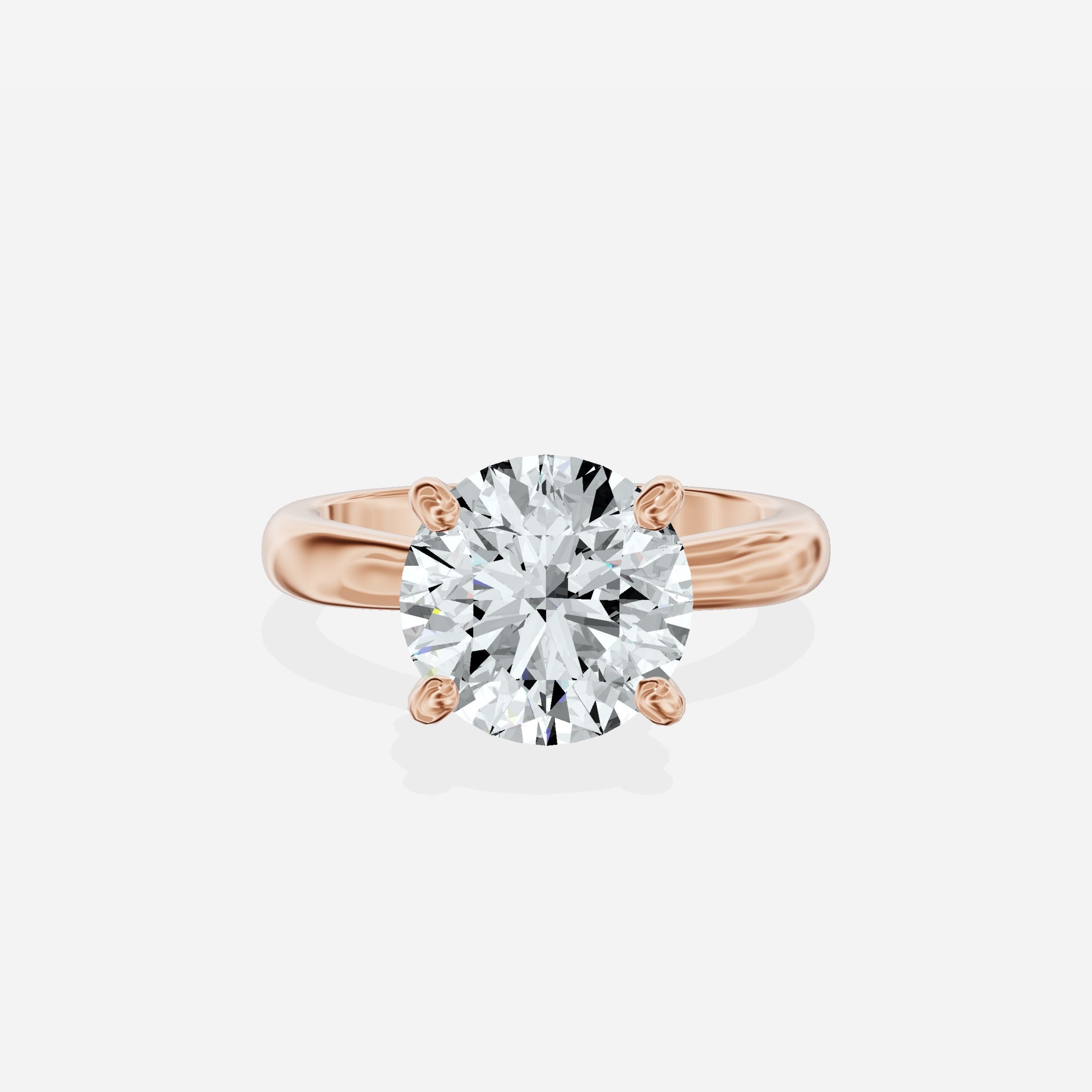 Sercret Diamond Solitaire Engagement Ring